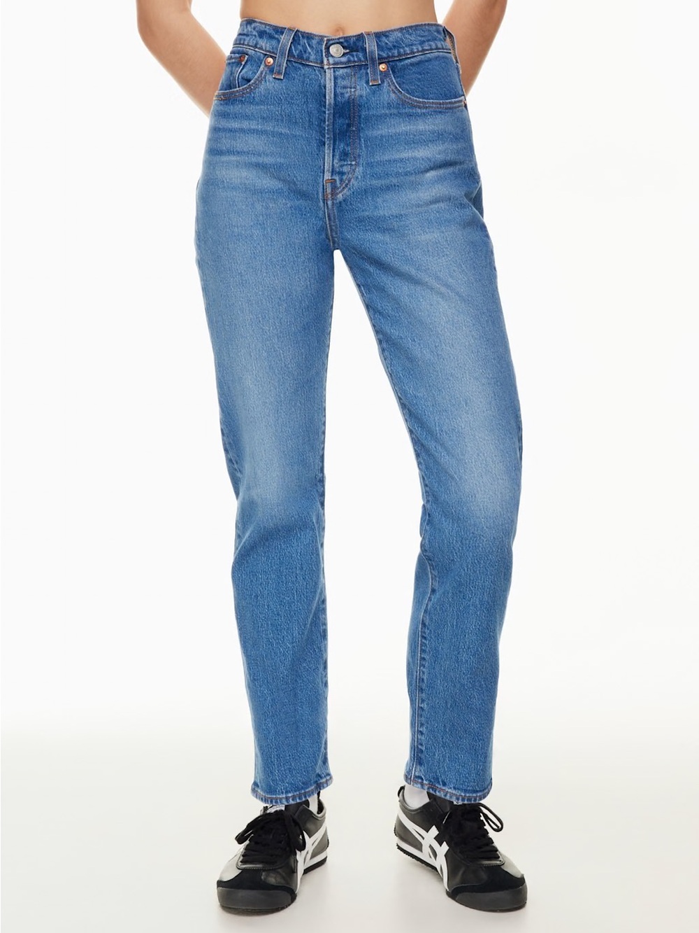 Levi’s Wedgie Straight Jean - Medium Blue, Size 30